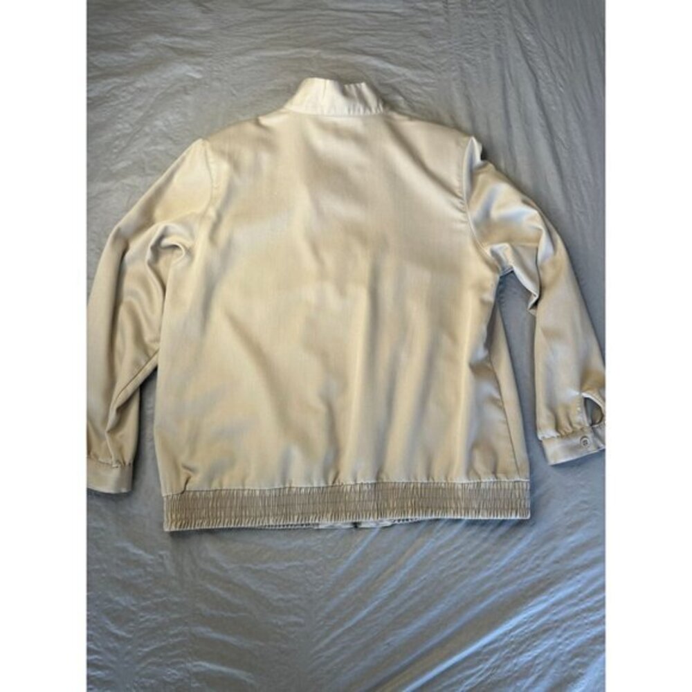 Pyke LTD Womens Tan Jacket Small full zipper‎ polyester pockets lightweight - Picture 7 of 8
